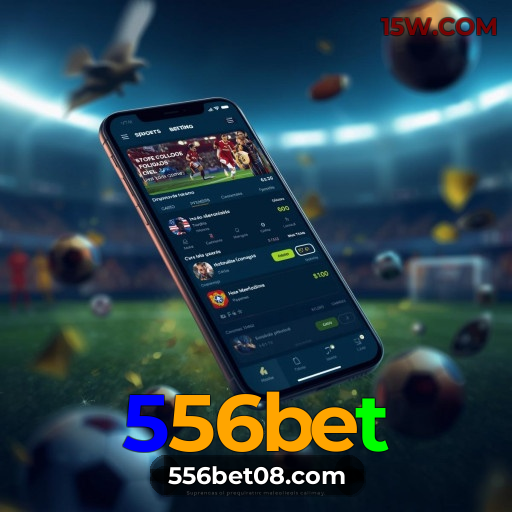 Apostas esportivas na 556bet — ilustração editorial